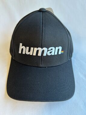Queer Eye Hat Cap Snap Back Black Embroidered Human Pride LGBTQ Mens One Size